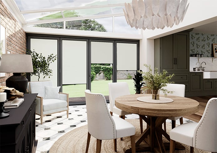 Nocturne (Blackout), Vanilla - Stick Fit Slim Honeycomb Blind - Image 6